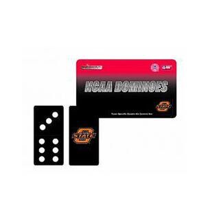 NCAA Oklahoma State Cowboys Domino Set Games Logo College Tin Gift Tailgate New